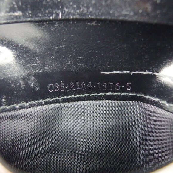 GUCCI W Hook Wallet Horsebit Enamel Leather Authentic Used - Picture 11 of 11